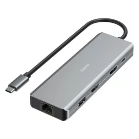   Elosztó HUB HAMA USB 3.1 + 4xUSB 3.1/2xHDMI/LAN/USB-C + tápegység