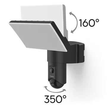  Biztonsági kamera HAMA kültéri 1080p éjjellátó + reflektor