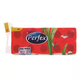 Toalettpapír PERFEX Soft & Light 3 rétegű 10 tekercses