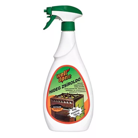 Hideg zsíroldó WELL DONE szórófejes 750ml Hideg zsíroldó WELL DONE szórófejes 750ml