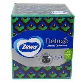   Papírzsebkendő ZEWA Deluxe 3 rétegű 60 darabos dobozos Aroma Collection