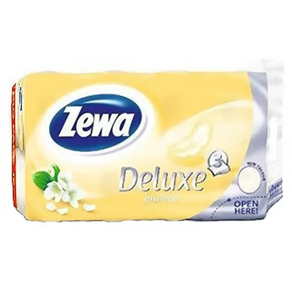 Toalettpapír ZEWA Deluxe Jasmine 3 rétegű 16 tekercses Toalettpapír ZEWA Deluxe Jasmine 3 rétegű 16 tekercses