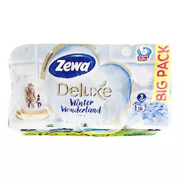 Toalettpapír ZEWA Deluxe Sping/Winter 3 rétegű 16 tekercses Toalettpapír ZEWA Deluxe Sping/Winter 3 rétegű 16 tekercses