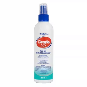 Kéz és bőrfertőtlenítő pumpás BRADOLIFE 250ml