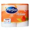 Toalettpapír PERFEX Deluxe barack 3 rétegű 4 tekercses