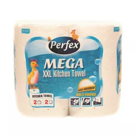   Kéztörlő tekercses háztartási PERFEX Boni Mega 2 tekercses 2 rétegű