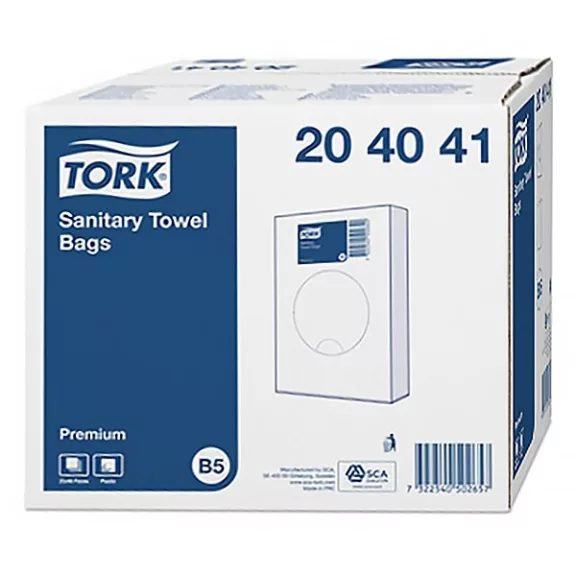 Higiéniai intimtasak TORK 204041 B5 rendszerbe 25 darabos Higiéniai intimtasak TORK 204041 B5 rendszerbe 25 darabos