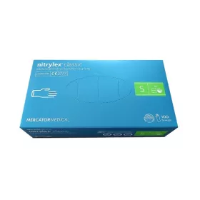   - Gumikesztyű egyszer használatos nitril púdermentes kék L 9 100 darabos