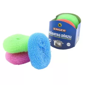 Mosogatószivacs ENGER dörzsi 3 darabos