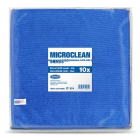   Törlőkendő mikroszálas BONUS microCLEAN HoReCa HACCP 40x40 cm kék 10 darabos