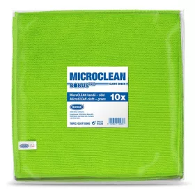   Törlőkendő mikroszálas BONUS microCLEAN HoReCa HACCP 40x40 cm zöld 10 darabos