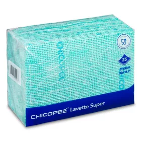   Törlőkendő konyhai CHICOPEE Lavette Super mosható 51 x 36 cm zöld 25 darabos