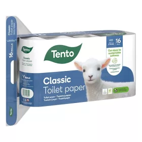 Toalettpapír TENTO Classic 16 tekercses 3 rétegű