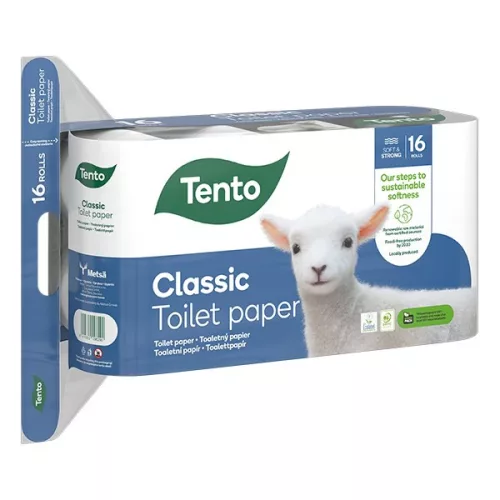 Toalettpapír TENTO Classic 16 tekercses 3 rétegű