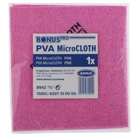   Törlőkendő mikroszálas BONUS pro PVA microloth Bioactive 39x36cm piros