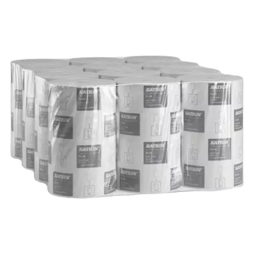   Kéztörlő tekercses KATRIN Plus S 2 mini 14 cm 60 m 240 lap belsőmagos 2 rétegű fehér