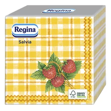   Szalvéta REGINA Salvia 1 rétegű 33x33 cm 1/4 hajtogatott 30 lapos