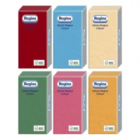   Szalvéta REGINA Salvia Magna 1 rétegű 38x38 cm 1/8 hajtogatott 30 lapos vegyes mintás