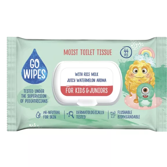 Nedves toalettpapír GOWIPES Procto care flip-top 44 darabos Nedves toalettpapír GOWIPES Procto care flip-top 44 darabos