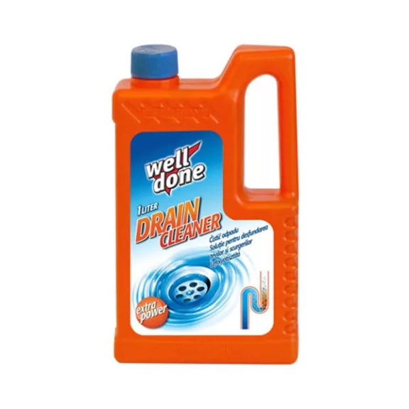 Lefolyótisztító WELL DONE 1L Lefolyótisztító WELL DONE 1L