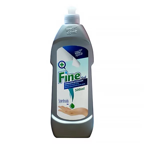 Fertőtlenítő kéztisztítószer WELL DONE Fine antibakteriális 500 ml Fertőtlenítő kéztisztítószer WELL DONE Fine antibakteriális 500 ml