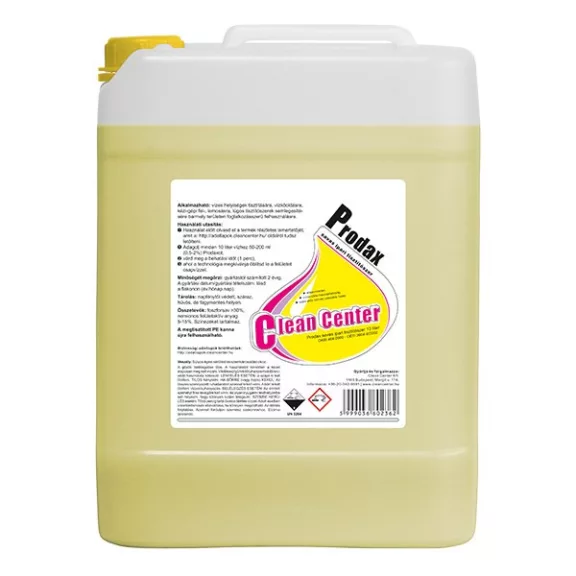 Ipari tisztítószer CLEAN CENTER Prodax savas 10L Ipari tisztítószer CLEAN CENTER Prodax savas 10L