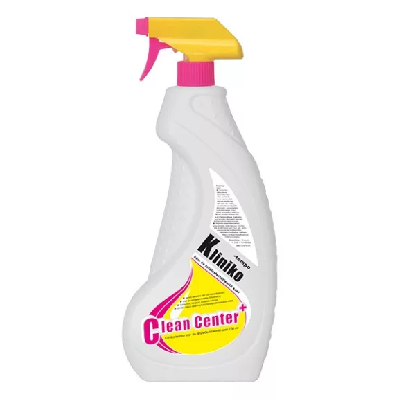 Fertőtlenítőszer szórófejes CLEAN CENTER Kliniko-tempo kéz és felület 750 ml Fertőtlenítőszer szórófejes CLEAN CENTER Kliniko-tempo kéz és felület 750 ml