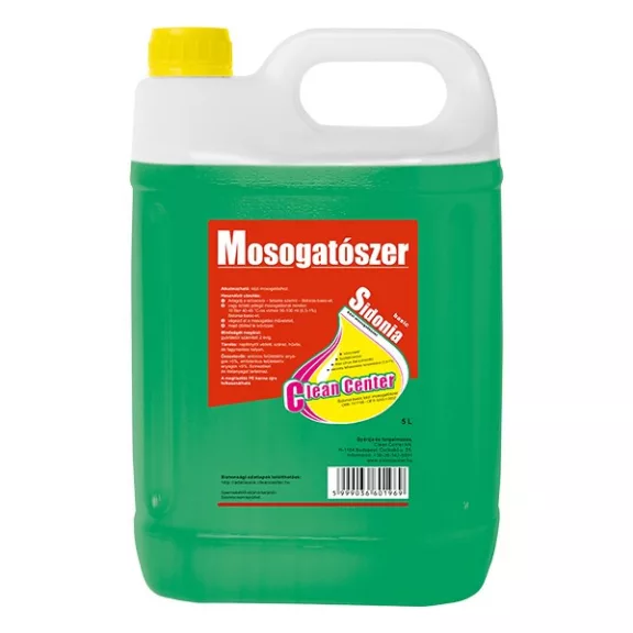 Mosogatószer CLEAN CENTER Sidonia-basic kézi 5L Mosogatószer CLEAN CENTER Sidonia-basic kézi 5L