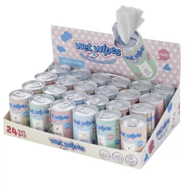   Nedves törlőkendő ASTRA CARE Dobozos Teddies 70×140mm 30 darabos