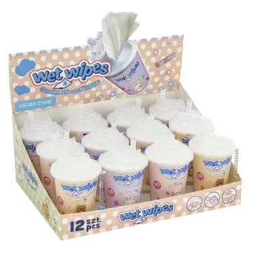   Nedves törlőkendő ASTRA CARE Shake Animals 70×140mm 30 darabos