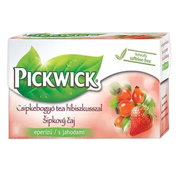   Herbatea PICKWICK csipkebogyó-hibiszkusz-eper 20 filter/doboz