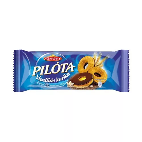GYŐRI Keksz PILÓTA vaníliás karika tejbevonóval 150 g