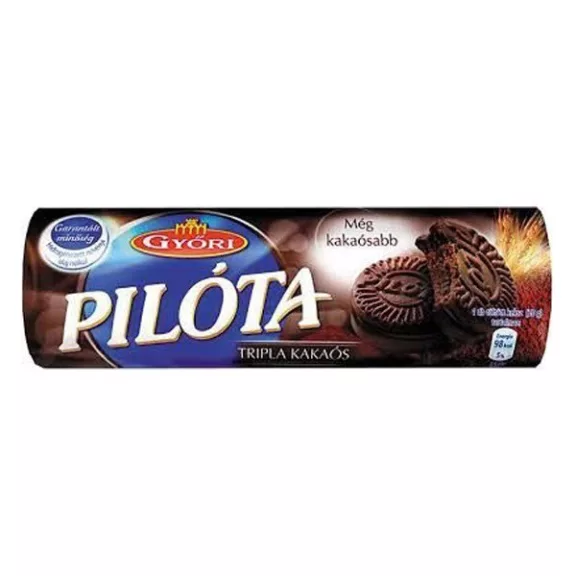 GYŐRI Keksz PILÓTA tripla kakaós 180 g GYŐRI Keksz PILÓTA tripla kakaós 180 g