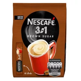 Kávé instant NESCAFE 3in1 barna cukorral 10x16,5 g