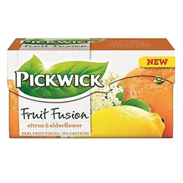   Gyümölcstea PICKWICK Fruit Fusion citrus-bodza 20 filter/doboz