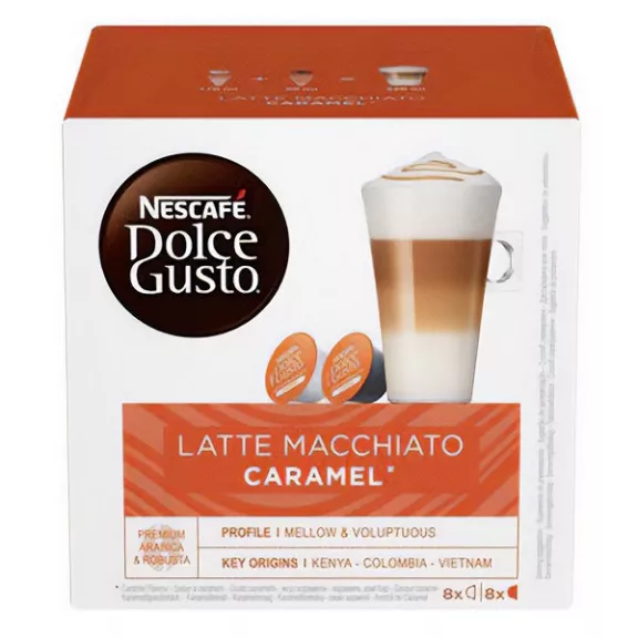 Kávékapszula NESCAFE Dolce Gusto Espresso Latte Machiato Caramel 2x8db Kávékapszula NESCAFE Dolce Gusto Espresso Latte Machiato Caramel 2x8db