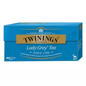 Fekete tea TWININGS Lady Grey 25x2 g
