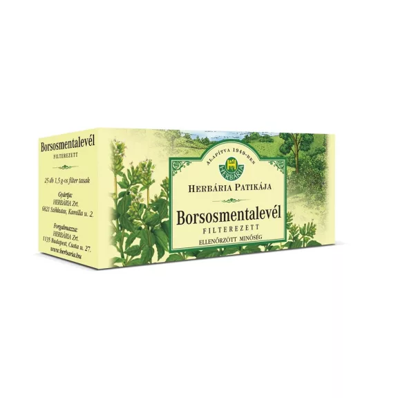 Herbatea HERBÁRIA borsosmentalevél 25x1,5 g Herbatea HERBÁRIA borsosmentalevél 25x1,5 g