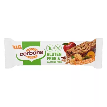 Müzliszelet CERBONA gluténmentes magvas-gyümölcsös 35 g
