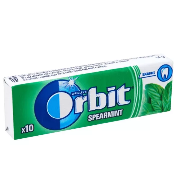 Rágógumi ORBIT Spearmint 14 g Rágógumi ORBIT Spearmint 14 g