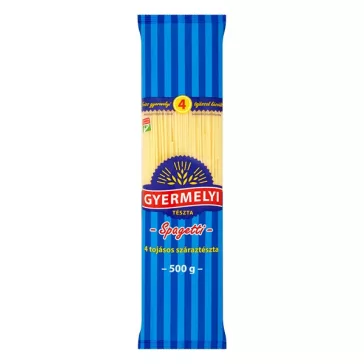 Száraztészta spagetti GYERMELYI 4 tojásos 500 g