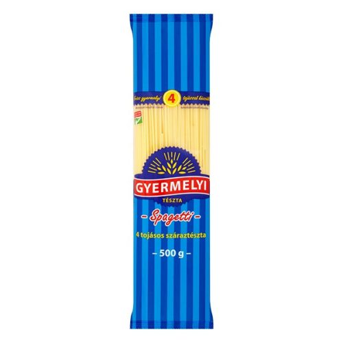 Száraztészta spagetti GYERMELYI 4 tojásos 500 g