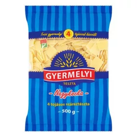 Száraztészta nagykocka GYERMELYI 4 tojásos 500 g