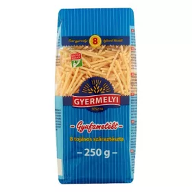 Száraztészta gyufametélt GYERMELYI 8 tojásos 250 g