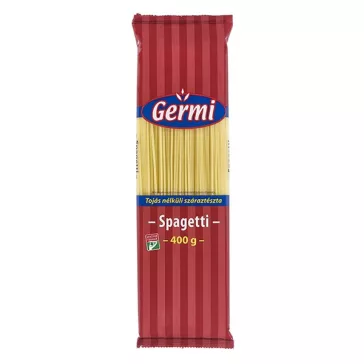   Száraztészta spagetti GYERMELYI Germi tojás nélküli 400 g