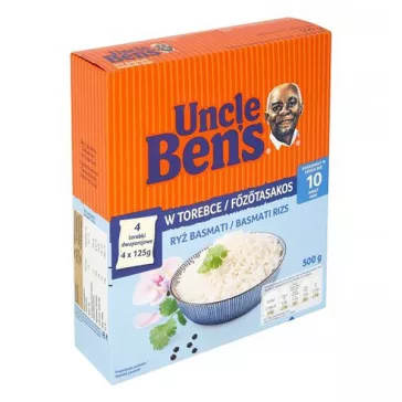   UNCLE BENS Főzőtasakos rizs UNCLE BEN'S basmati 4x125 g