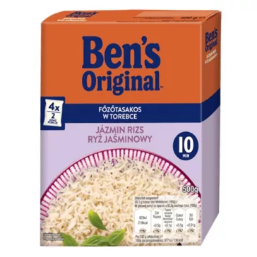   UNCLE BENS Főzőtasakos rizs UNCLE BEN'S jázmin 4x125 g