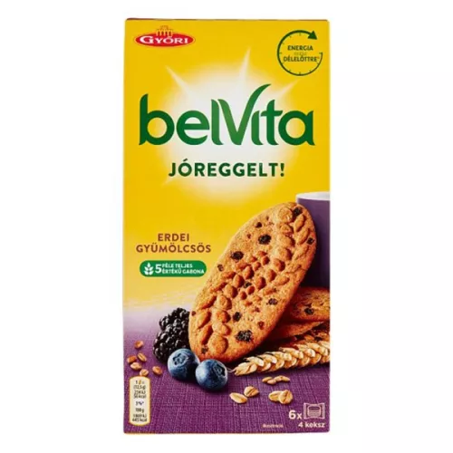 Keksz BELVITA Jó Reggelt! erdei gyümölcsös multipack 300 g