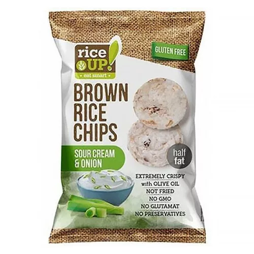 Rizschips RICE UP hagymás-tejfölös 60 g