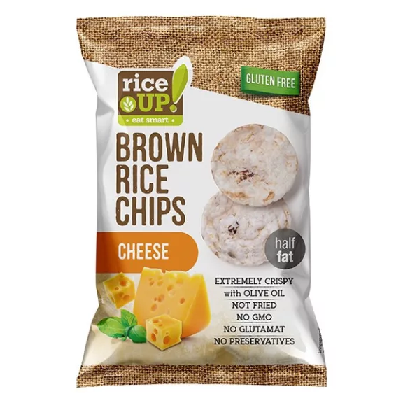 Rizschips RICE UP sajtos 60 g Rizschips RICE UP sajtos 60 g